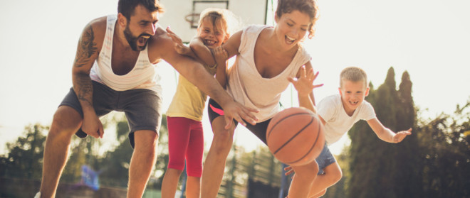 Zeit für die Familie: Wie Sie sich mit Ihren Kindern fit halten können